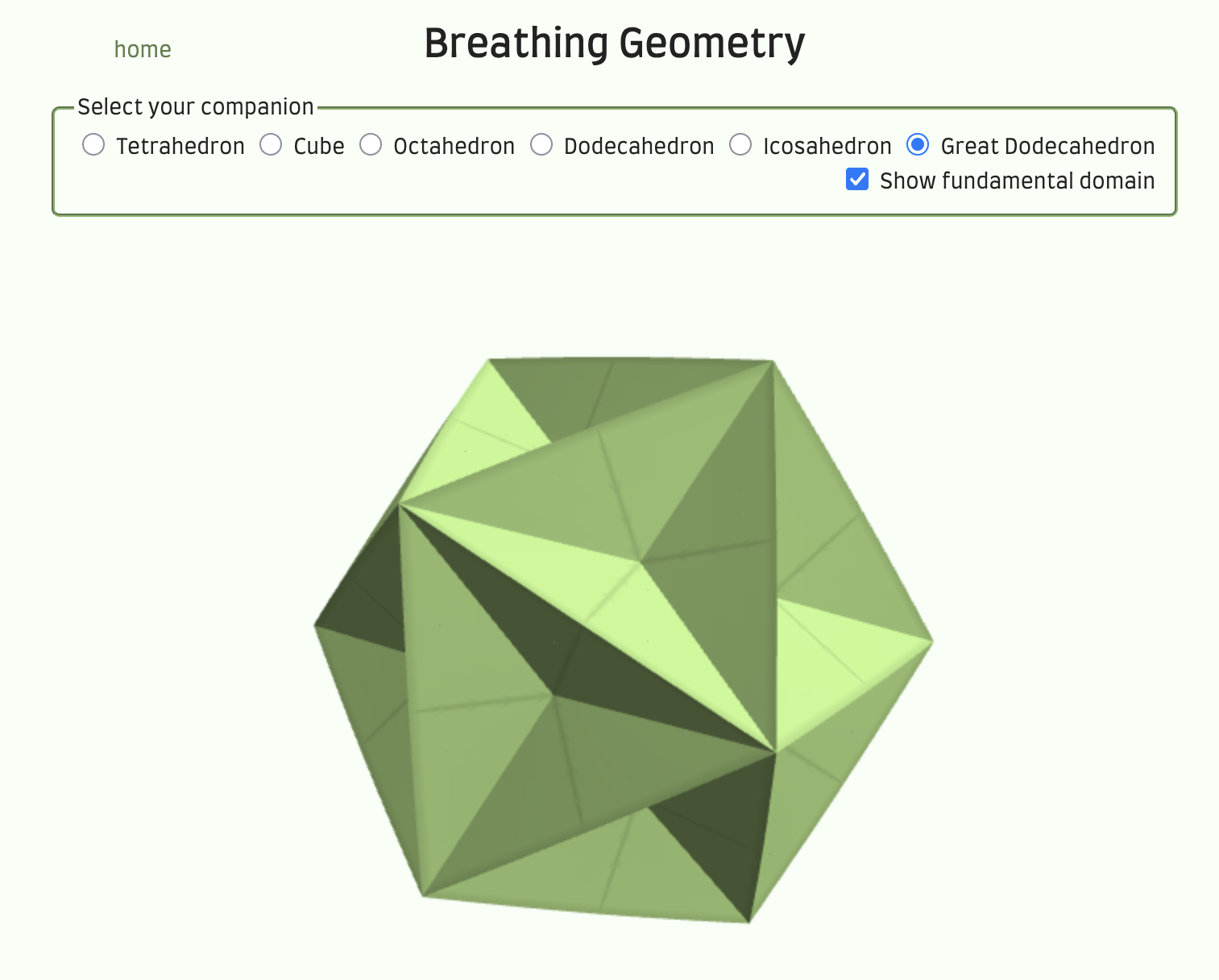 Great dodecahedron